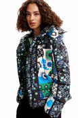 Patchwork Puffer Jacket