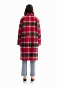 Plaid Wool Coat || Rosa