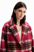 Plaid Wool Coat || Rosa