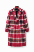 Plaid Wool Coat || Rosa