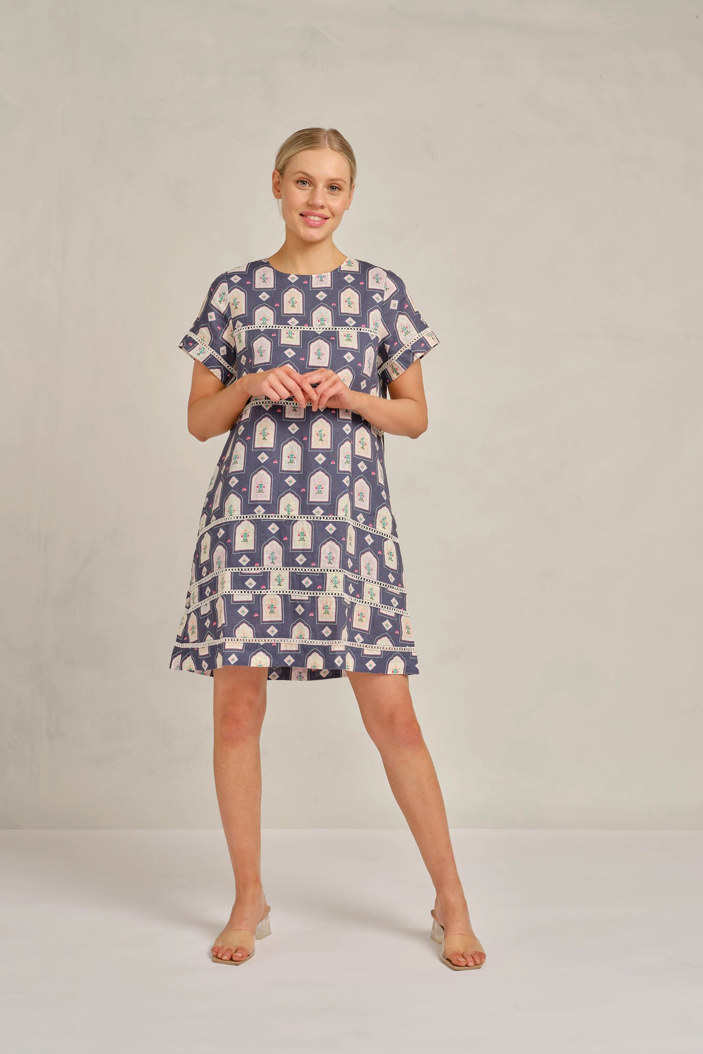 Claudette Dress || Navy
