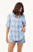 Heather Blue || Pocket Shirt