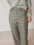 Vichy Check Flared Pant || DD451