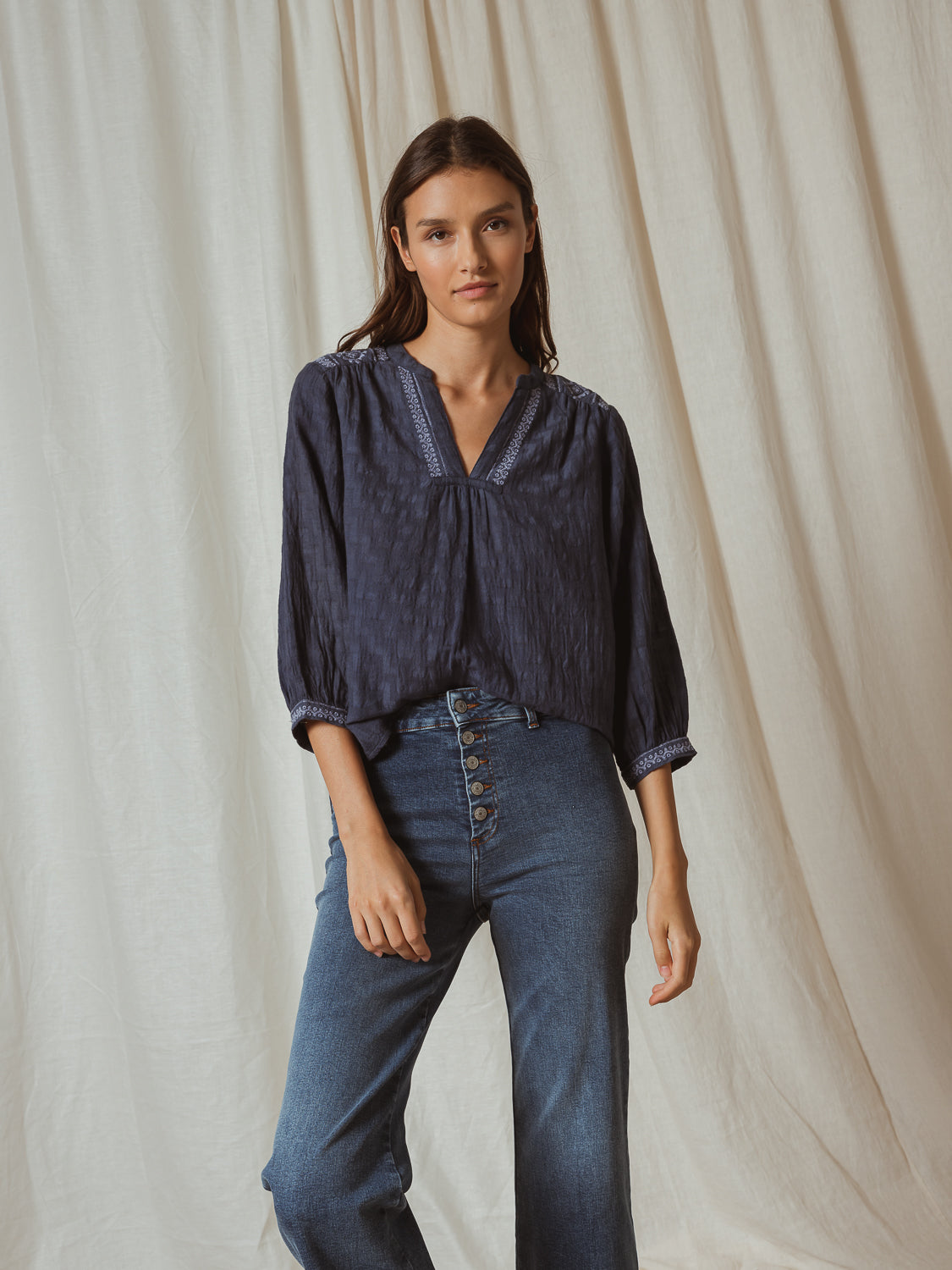 Indigo Blouse - MC250