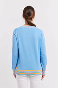 Carmella Sweater || Bluebell