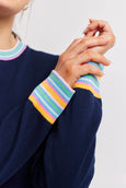 Carmella Sweater || Navy