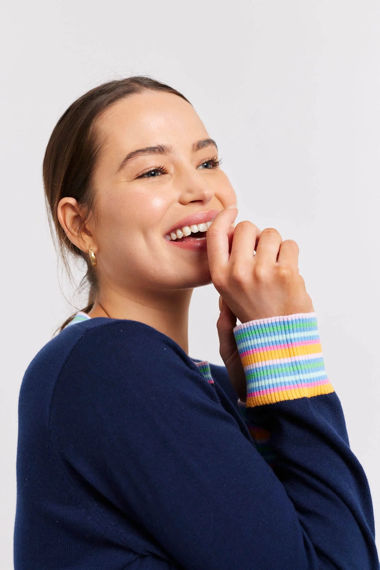 Carmella Sweater || Navy