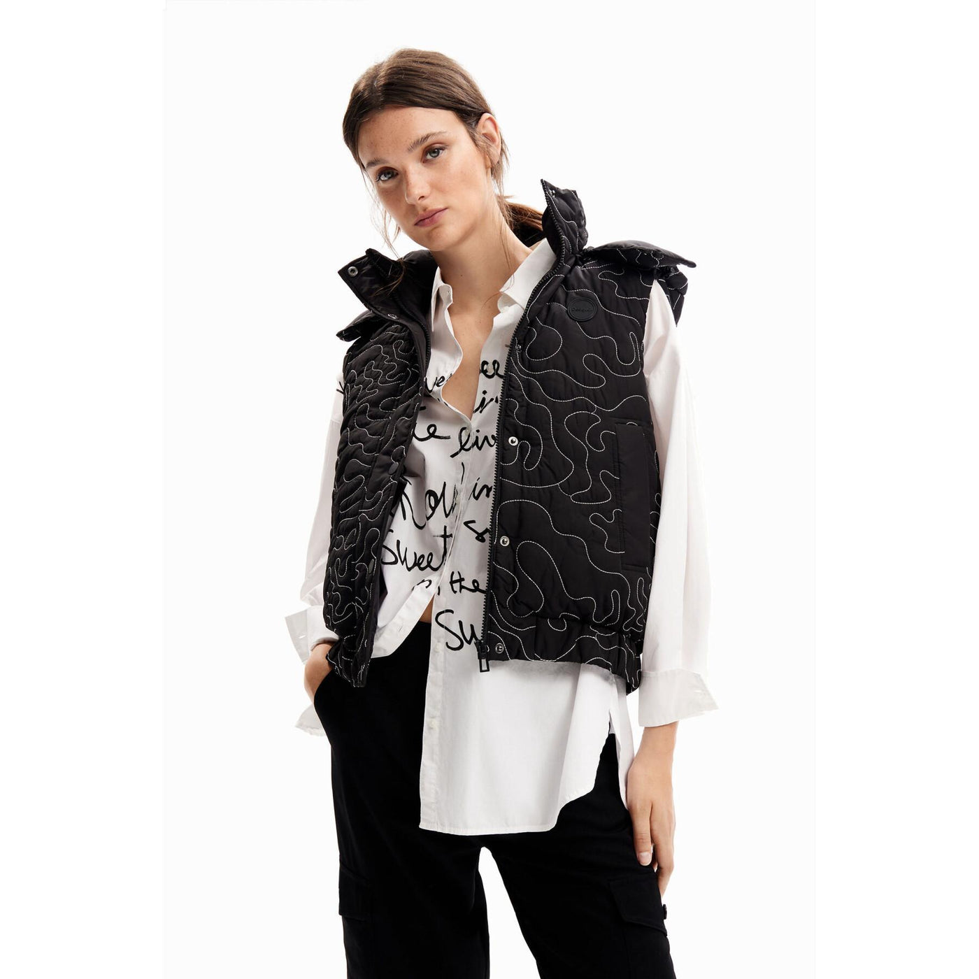 Capri Puffer Hooded Vest