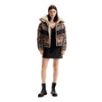 Animal Print Puffer Coat