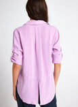 Orchid Blush || Split Back Button Down