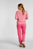 Harvey Stripe Long Sleeve || Raspberry