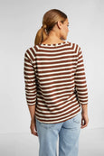 Harvey Stripe Long Sleeve || Cacao