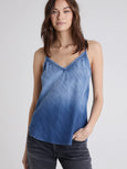 Dark Ombre Frayed Cami