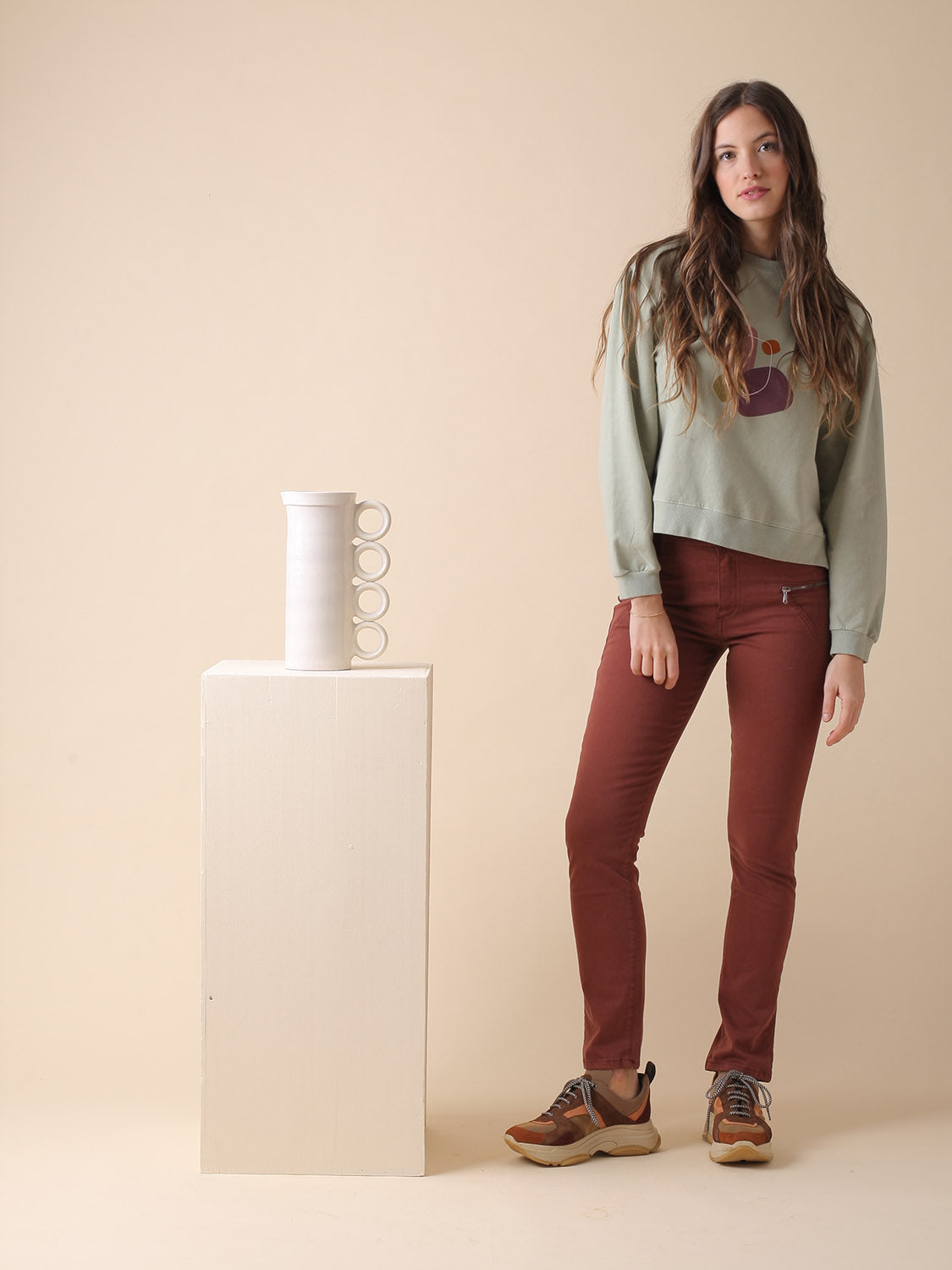 Zip Jeans || Caoba