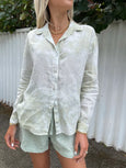 Mint Tie Dye || Slouchy Shirt