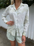 Mint Tie Dye || Slouchy Shirt