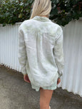 Mint Tie Dye || Slouchy Shirt
