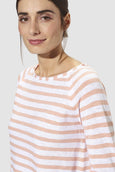 Harvey Stripe Long Sleeve || Peach