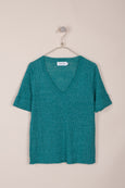 RS410 Linen Knit Jumper || Verde