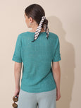 RS410 Linen Knit Jumper || Verde