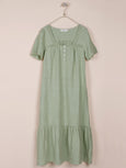 SK222 Hemp Romantic Dress