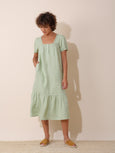 SK222 Hemp Romantic Dress