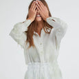 Mint Tie Dye || Slouchy Shirt