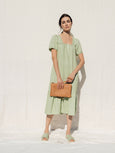 SK222 Hemp Romantic Dress