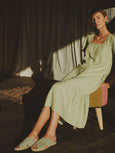 SK222 Hemp Romantic Dress