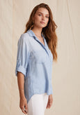 Sunbleach || Split Back Button Down
