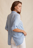 Sunbleach || Split Back Button Down