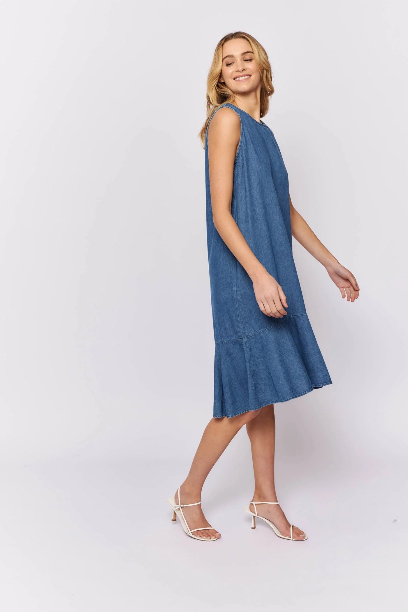 Sassy Dress || Washed Denim