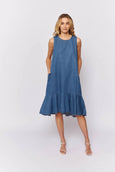 Sassy Dress || Washed Denim