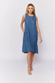 Sassy Dress || Washed Denim