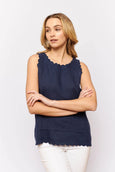 Twiggy Top || Navy