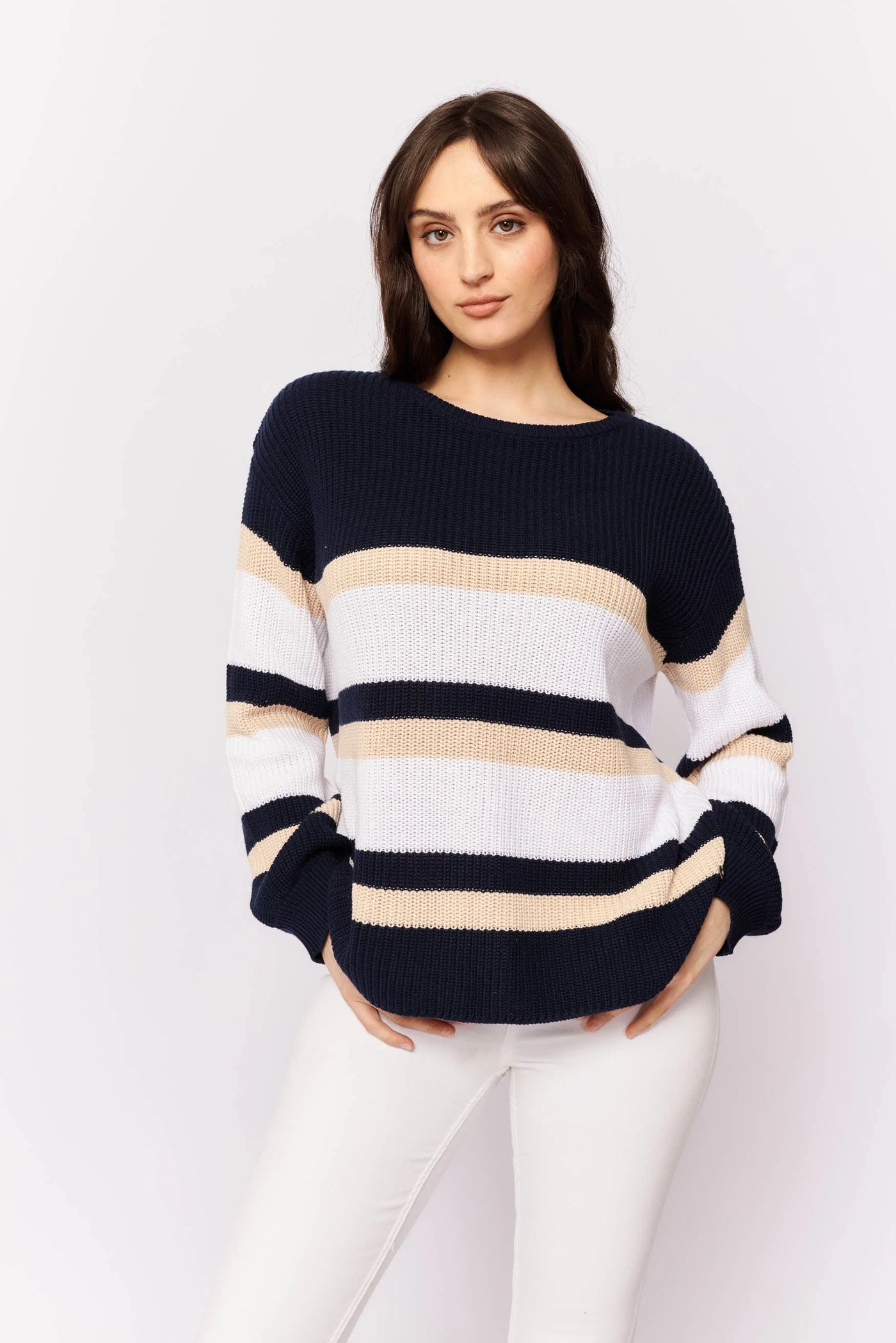 Bayadere Knit || Navy