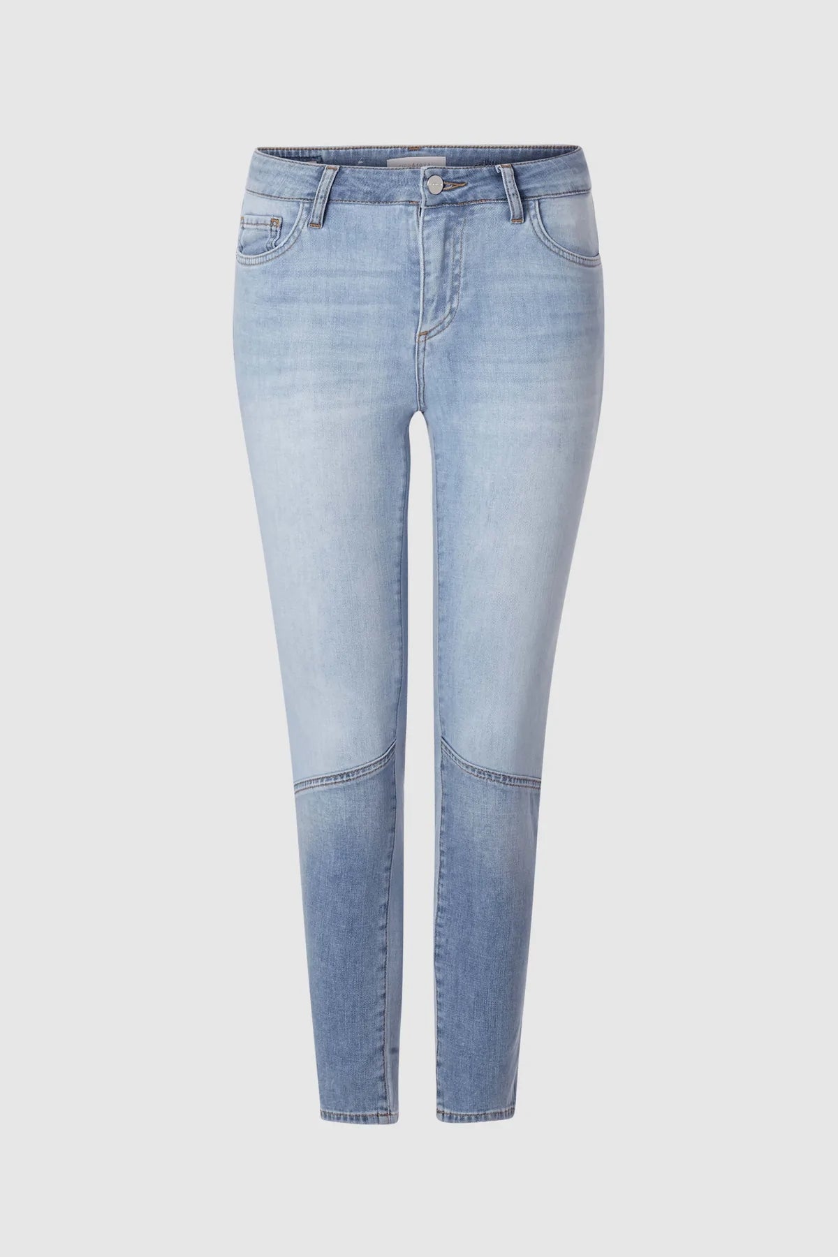 Patchwork Denim || Midi Jeans