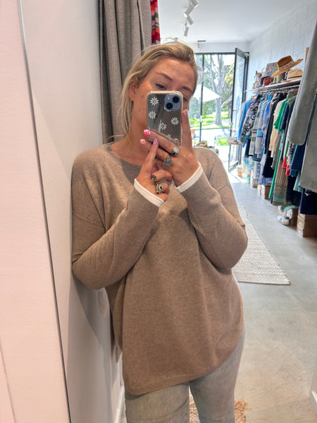 Baby Bella Sweater || Stone