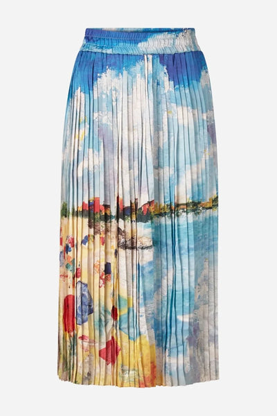Landscape Plissee Skirt