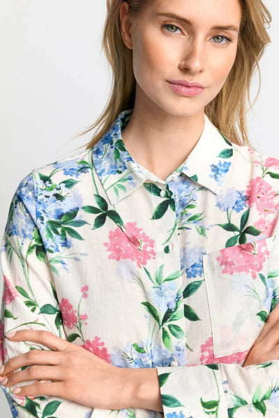 Linen Blouse || Whisper White
