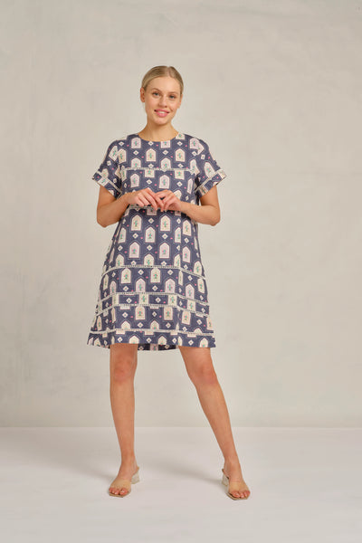 Claudette Dress || Navy