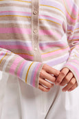 SYDNEY STRIPE CARDI || Golden