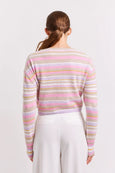 SYDNEY STRIPE CARDI || Golden