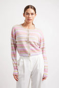 SYDNEY STRIPE CARDI || Golden
