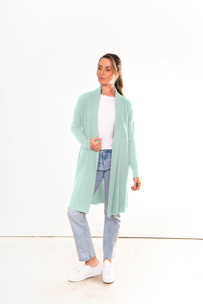 Emily Edge to Edge Cardi || Seafoam
