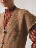 Alpaca Knitted Waistcoat ||  EA646