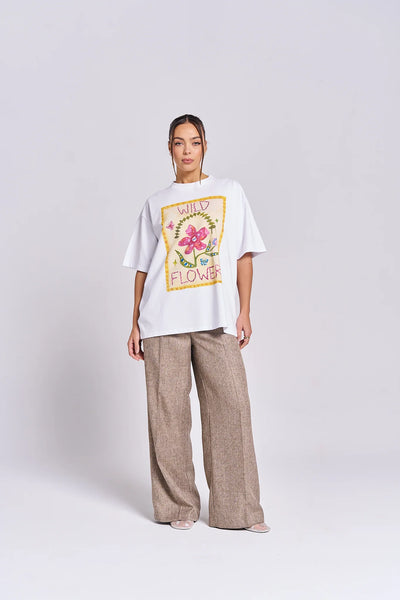 Wildflower Tee - White