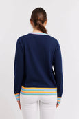 Carmella Sweater || Navy