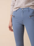Zip Jeans || Azul