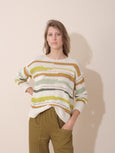 EA215 Crudo Striped Cotton Jumper